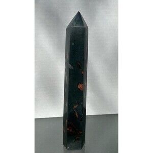 Large Plum Blossom Jasper Crystal Tower 9” Tall